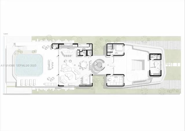 a picture of a floor plan