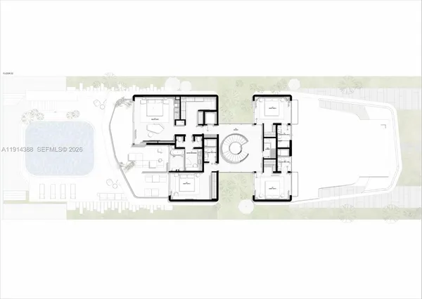 a picture of a floor plan