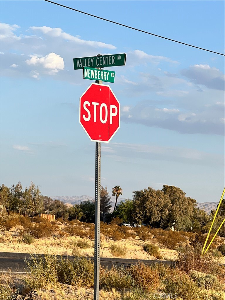 0 Newberry Road Newberry Springs, CA 92365 - Photo 7 of 9 a view of a street sign