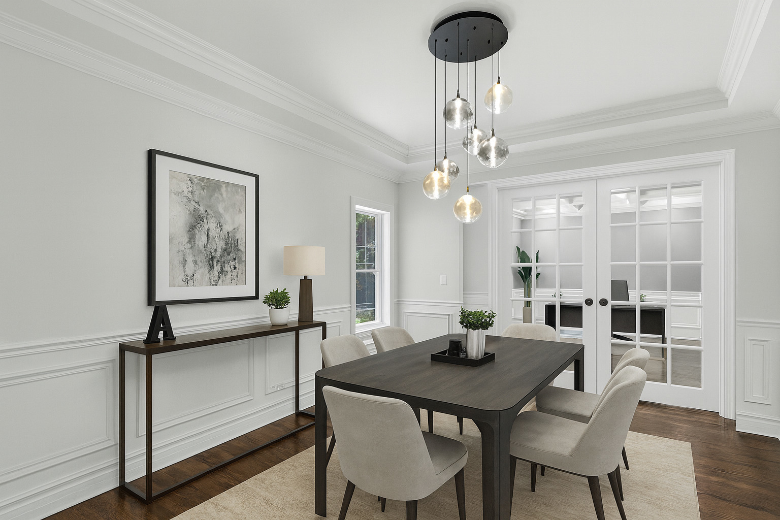 1127 Kenton Road Deerfield, IL 60015 - Photo 5 of 32 a view of a dining room with furniture and wooden floor