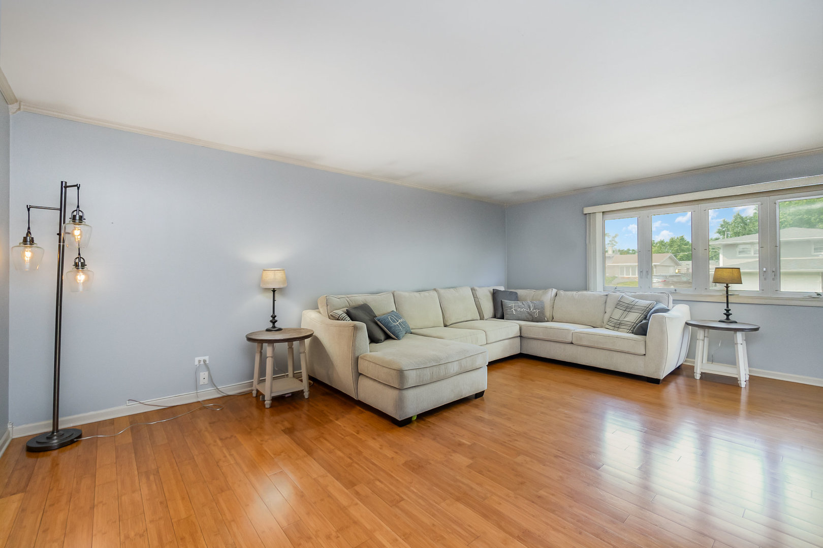 2831 193rd Street Lansing, IL 60438 - Photo 5 of 28 a living room with furniture and a wooden floor