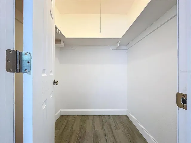 a view of work room with windows