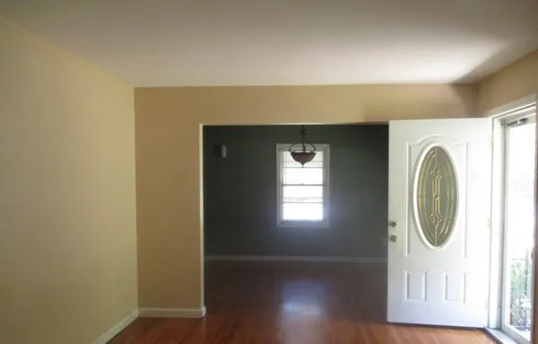 a view of walk in closet with window