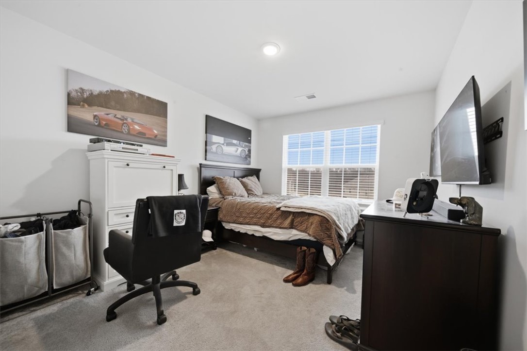 455 Bee Cv Way Pendleton, SC 29670 - Photo 21 of 46 This spacious bedroom offers ample natural light and a serene atmosphere.