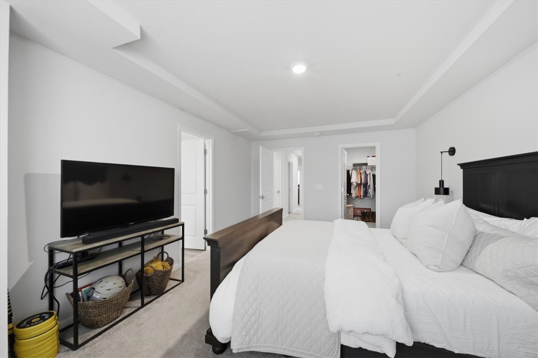 455 Bee Cv Way Pendleton, SC 29670 - Photo 23 of 46 This spacious bedroom offers a tranquil retreat with a convenient walk-in closet.