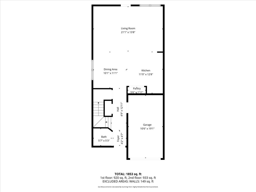 455 Bee Cv Way Pendleton, SC 29670 - Photo 46 of 46 Explore the expansive floor plan of this residence, designed for comfortable living and entertaining.