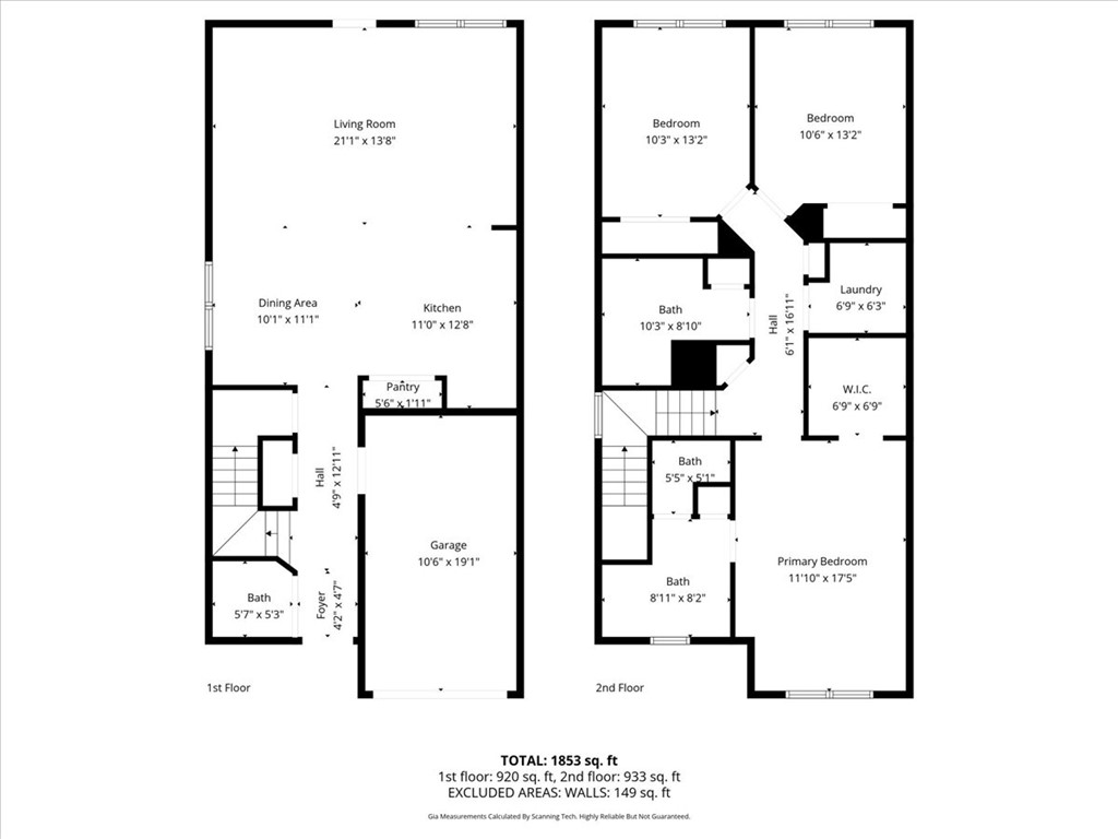 455 Bee Cv Way Pendleton, SC 29670 - Photo 44 of 46 Explore the comprehensive layout of this residence, featuring two distinct levels of living space.