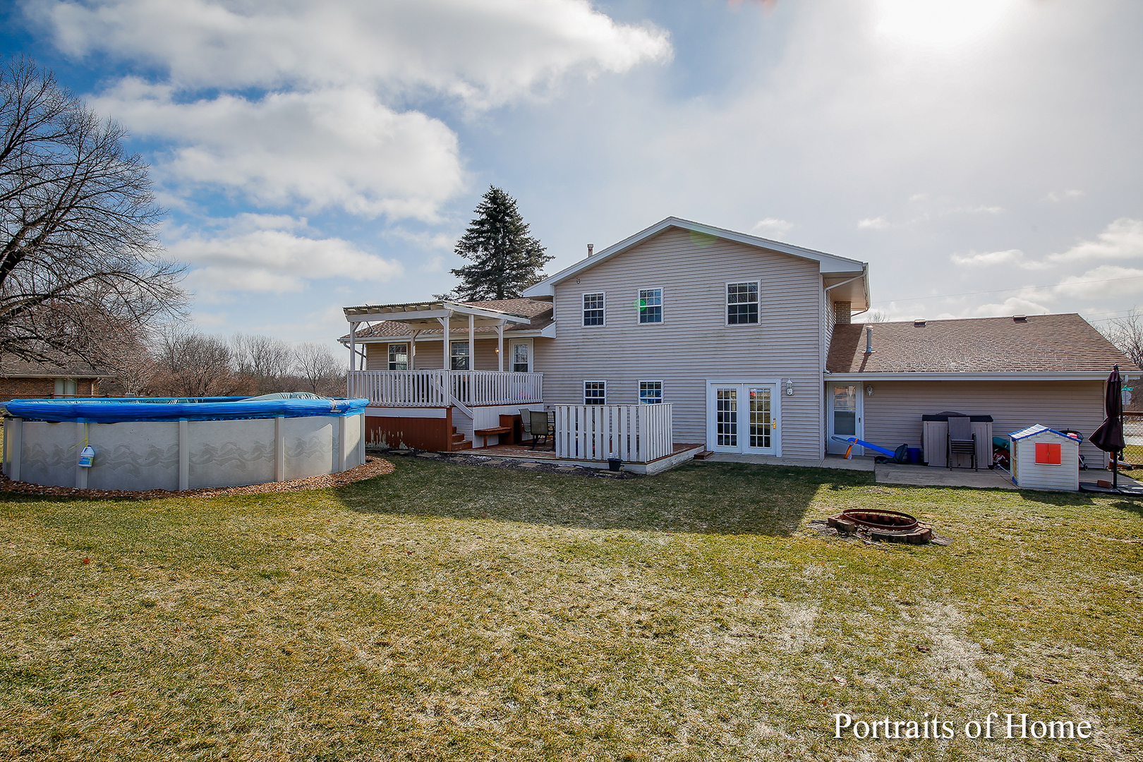 29W150 Smith Road West Chicago, IL 60185 - Photo 25 of 25 a view of a house with pool and a yard