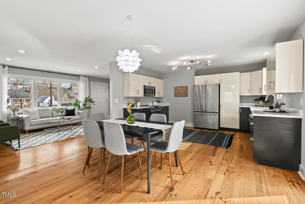 3136 Dixon Road Durham, NC 27707 - Photo 13 of 47 dining kitchenLR angle