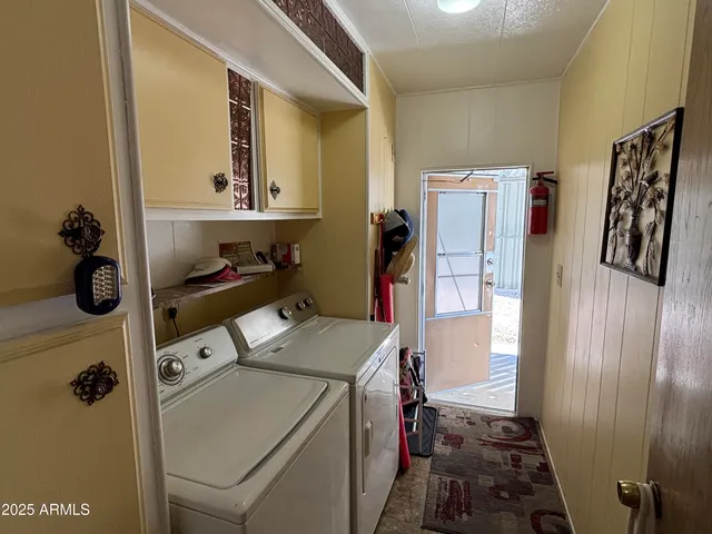 a room with storage and utility