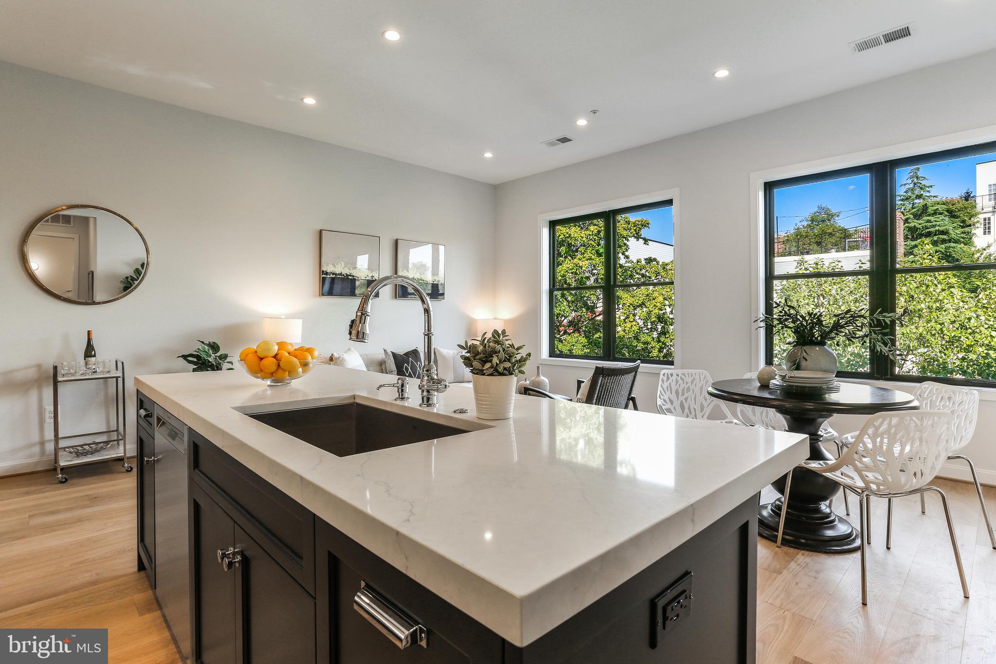 2248 Ontario Road Northwest, Unit PH8 Washington, DC 20009 - Photo 10 of 48 2" Calacatta Monaco Quartz Countertops