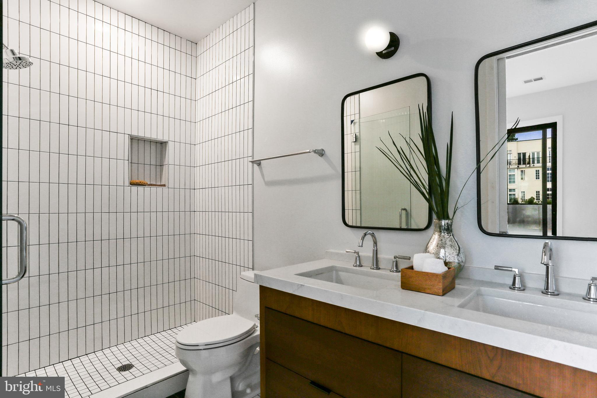 2248 Ontario Road Northwest, Unit PH8 Washington, DC 20009 - Photo 39 of 48 Mid-Century Style Double Vanity