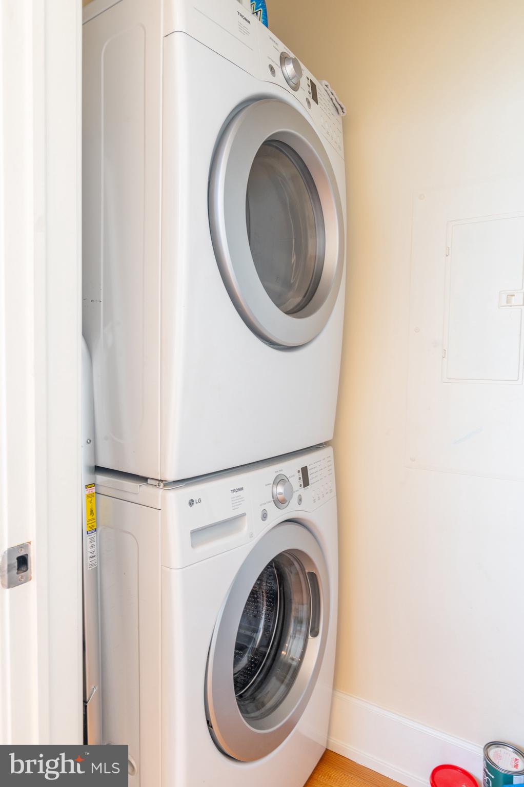 2516 Q Street Northwest, Unit C301 Washington, DC 20007 - Photo 14 of 17 Laundry closet off kitchen