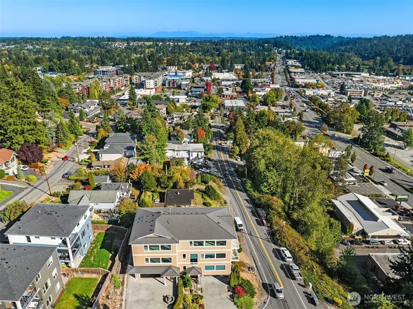 a front view of a multi story residential apartment building