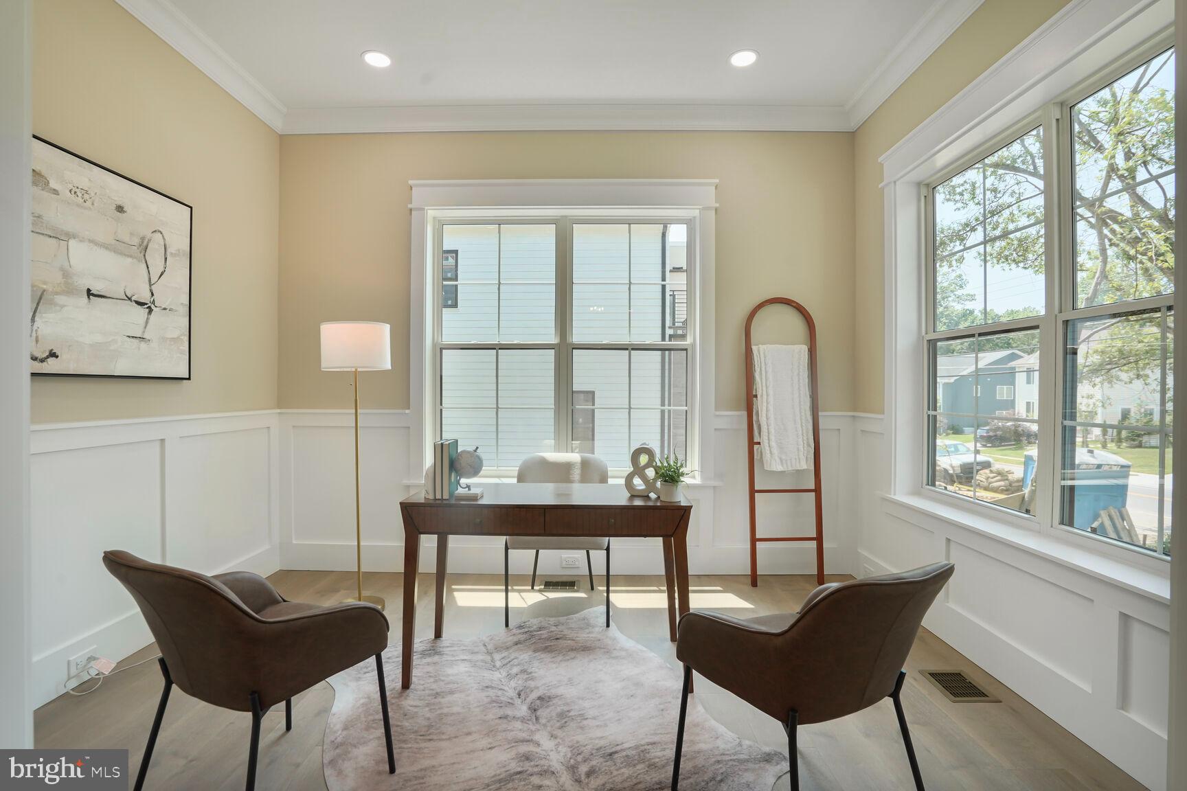 504 Kingsley Road Southwest Vienna, VA 22180 - Photo 13 of 148 Home Office on Main Level - So Convenient!