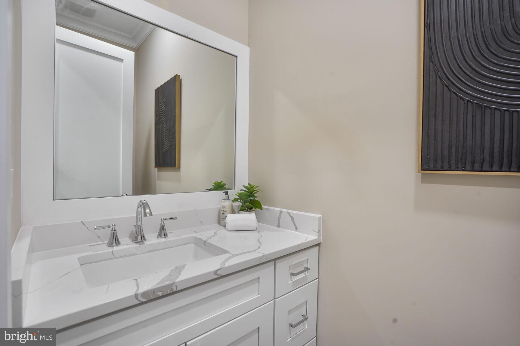 504 Kingsley Road Southwest Vienna, VA 22180 - Photo 47 of 148 Half Bathroom on Main Level - SO CONVENIENT!