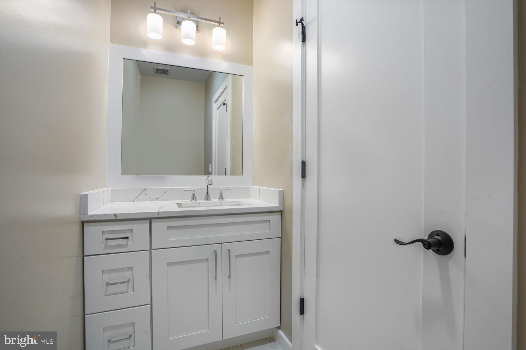 504 Kingsley Road Southwest Vienna, VA 22180 - Photo 72 of 148 Water Closet with Separate Quartz Vanity!