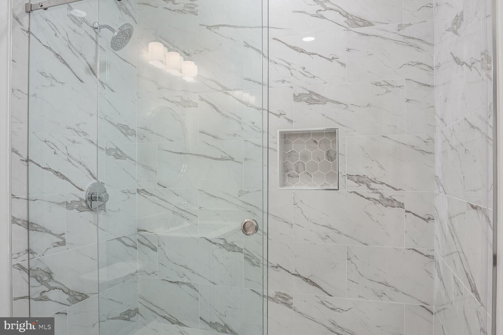 504 Kingsley Road Southwest Vienna, VA 22180 - Photo 88 of 148 Bathroom #2 - Porcelain Shower w/Full Glass Door!