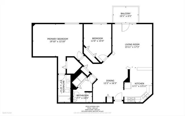 $224,900 | 11001 Deblin Lane, Unit 203, Oak Lawn, IL 60453