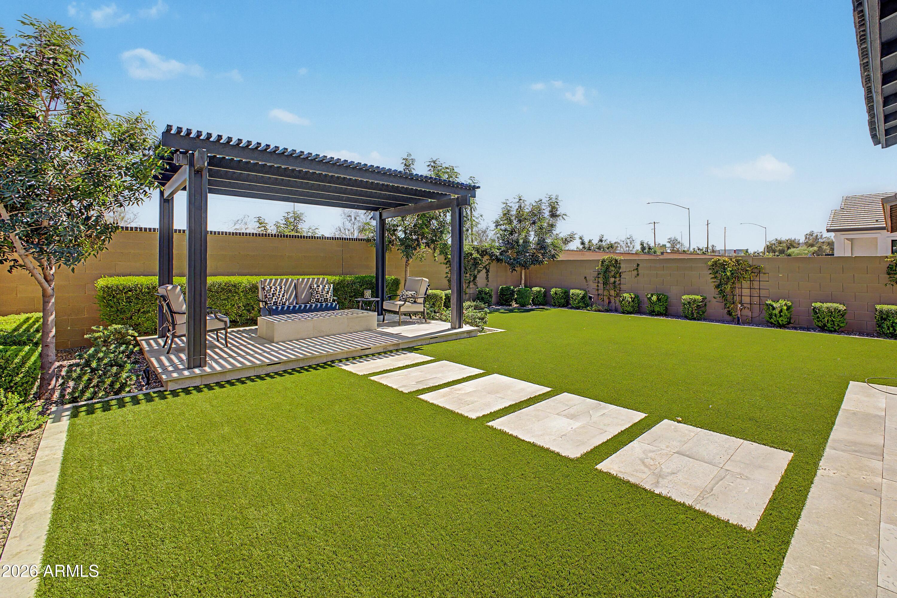 3710 East Rochelle Circle Mesa, AZ 85213 - Photo 20 of 36 Lot 3 Entertaining Backyard 2