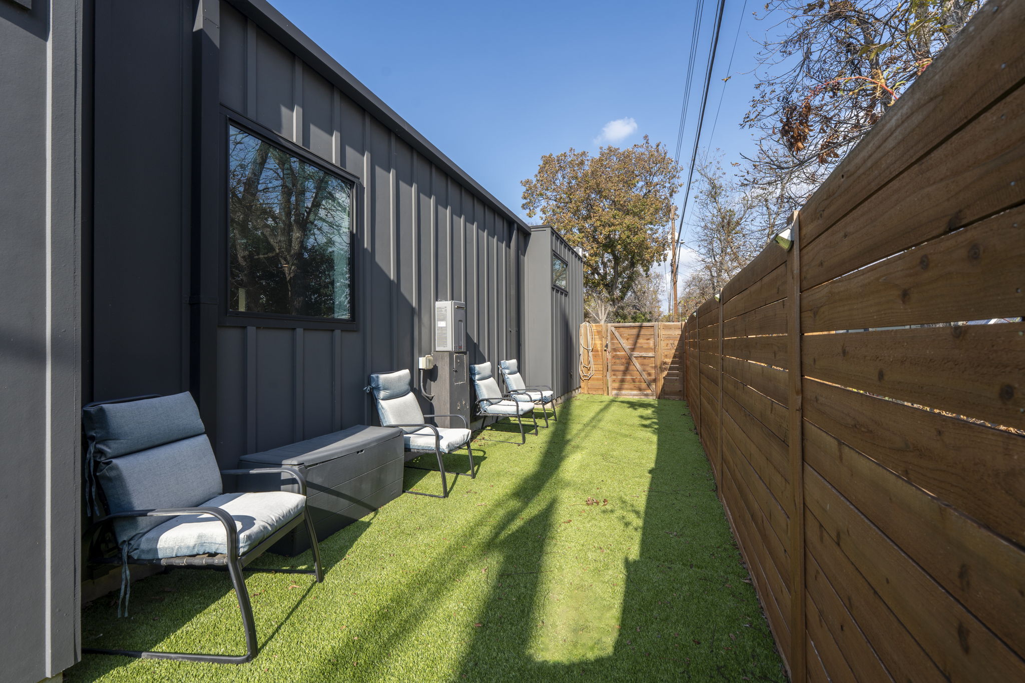 7525 Delafield Lane, Unit B Austin, TX 78752 - Photo 27 of 37 a garden view with seating space