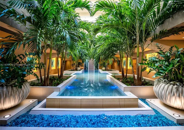 a view of a city with tall buildings