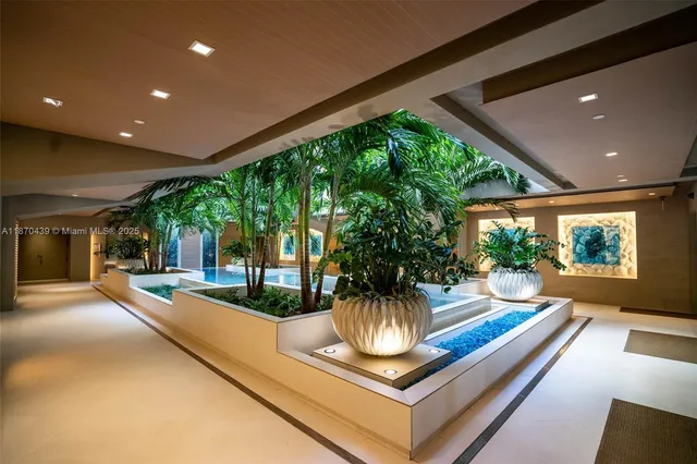 a view of a balcony with an outdoor space