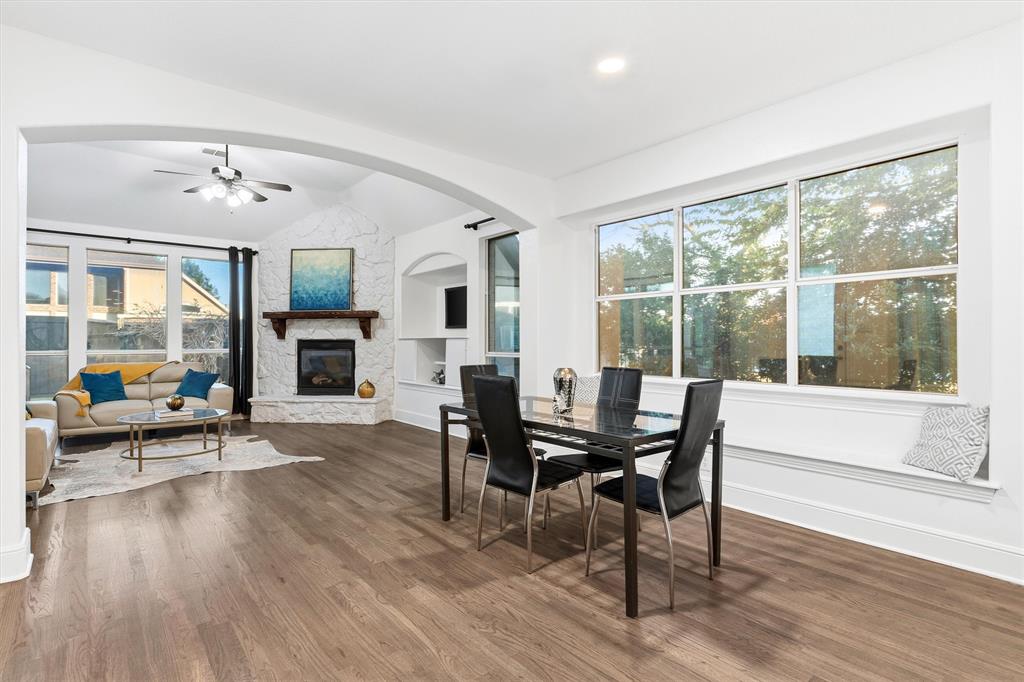 810 Summerfield Prosper, TX 75078 - Photo 12 of 19 a view of a livingroom with furniture window and wooden floor