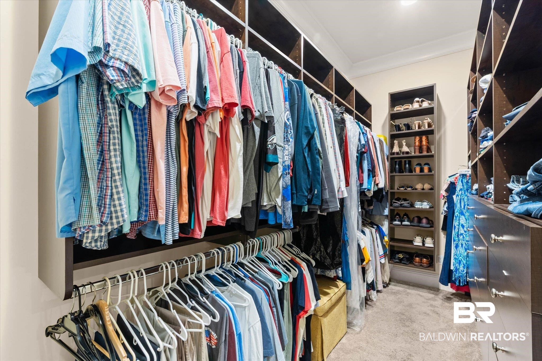 7676 Rockstone Lane Mobile, AL 36695 - Photo 20 of 47 Walk in closet featuring light carpet