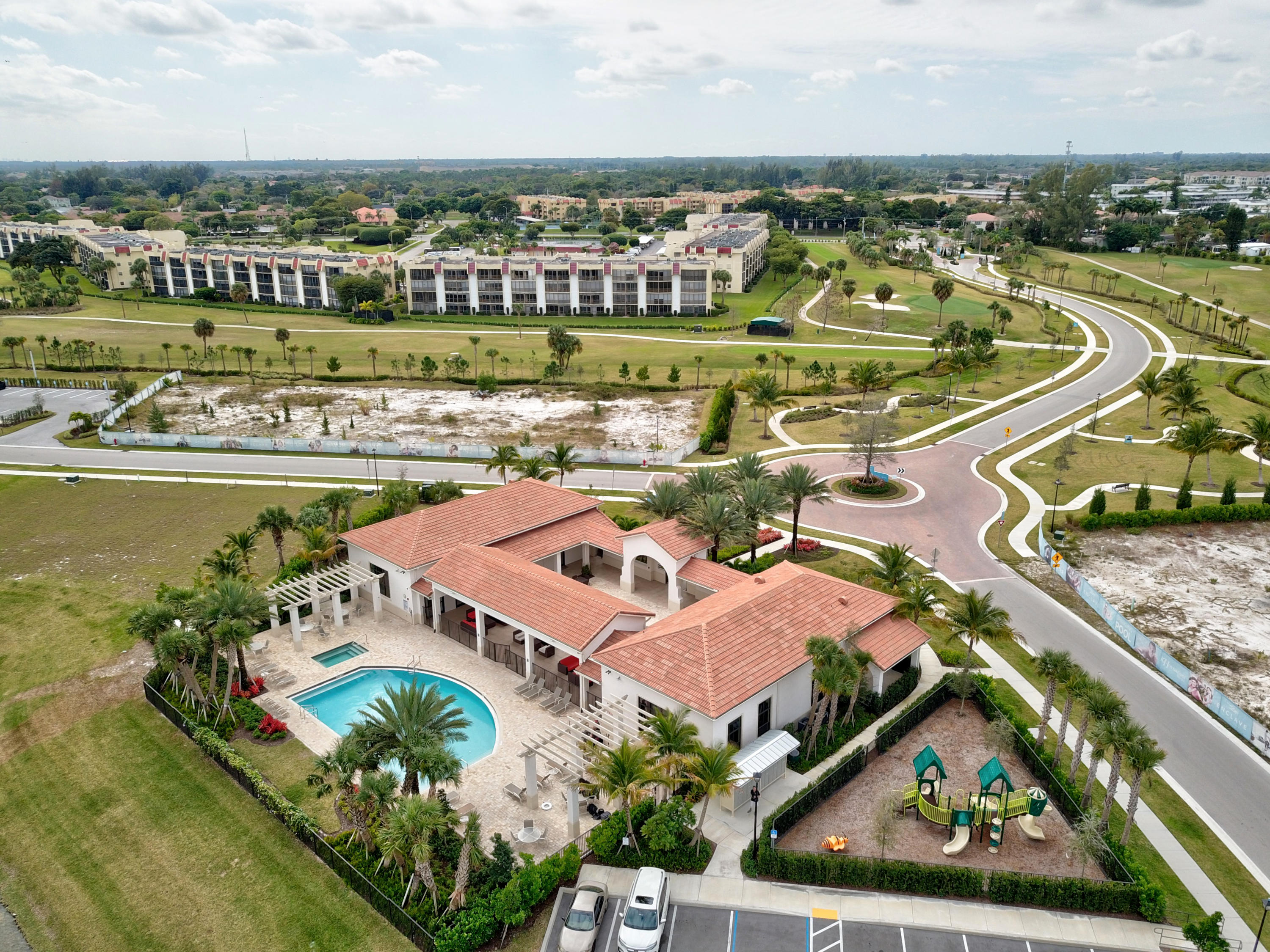 10065 Brickhill Drive, Unit 133 Boca Raton, FL 33428 - Photo 22 of 42 Enclave clubhouse aerial