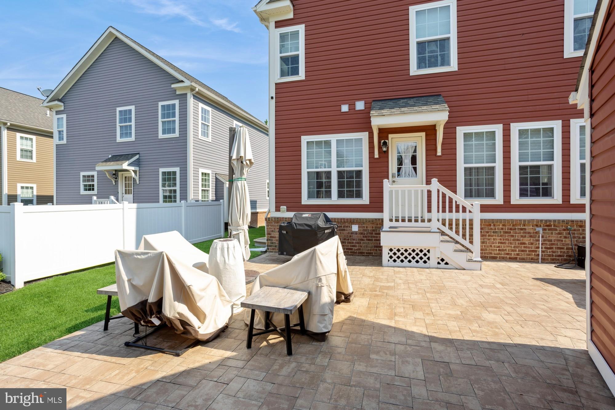 1712 Renaissance Drive Baltimore, MD 21221 - Photo 56 of 73 Rear Paver Patio