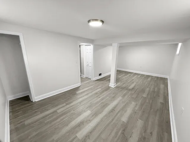 wooden floor in an empty room