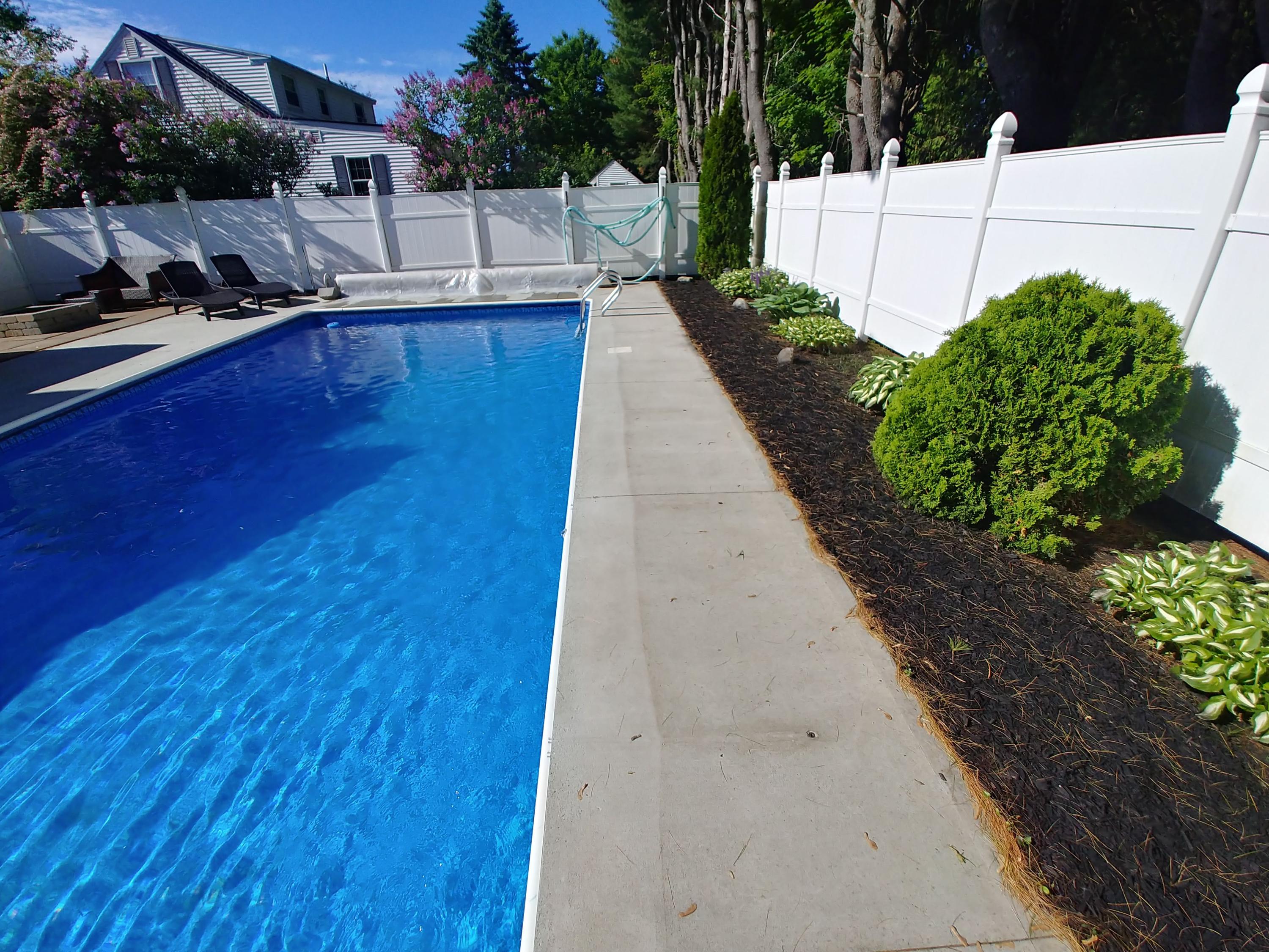 48 Brentwood Road Augusta, ME 04330 - Photo 44 of 56 Pool area landscape