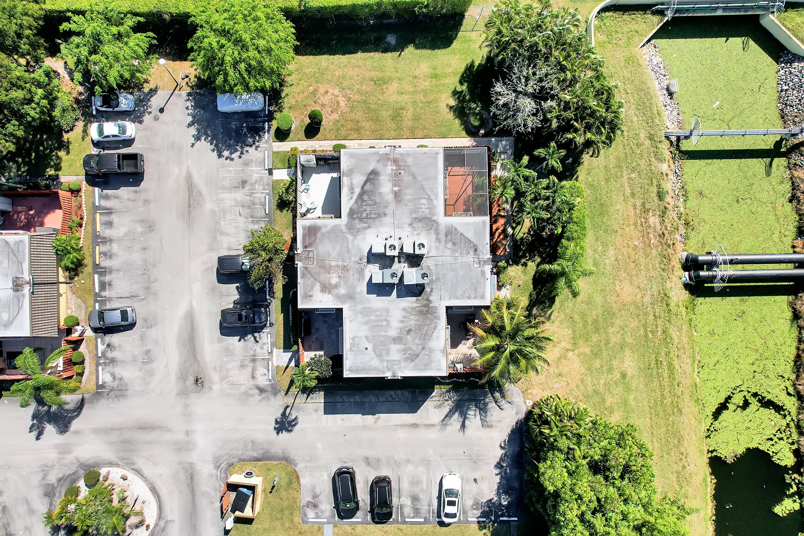 22176 Boca Rancho Drive, Unit C Boca Raton, FL 33428 - Photo 34 of 34 an aerial view of a house with a garden