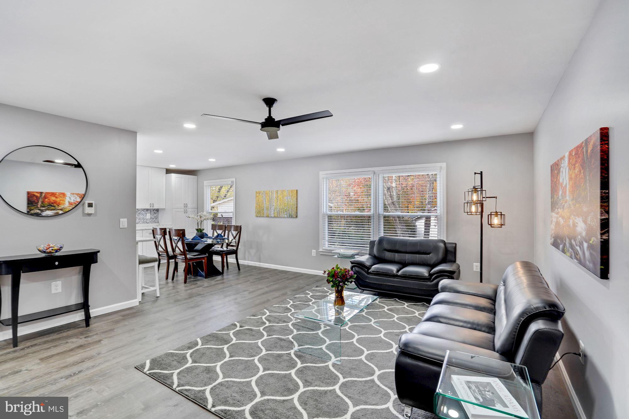 8915 Spur Road Springfield, VA 22153 - Photo 3 of 35 Bright and Spacious Living Room