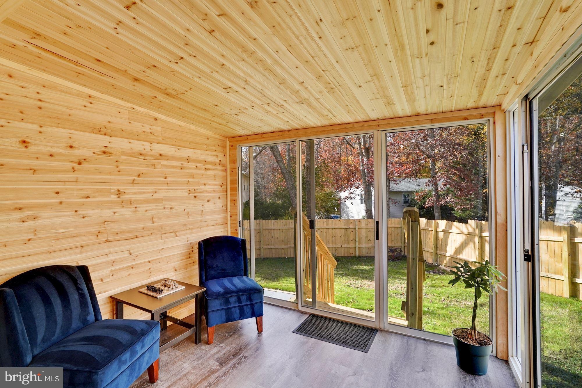 8915 Spur Road Springfield, VA 22153 - Photo 27 of 35 Cedar Lined Sun Room.