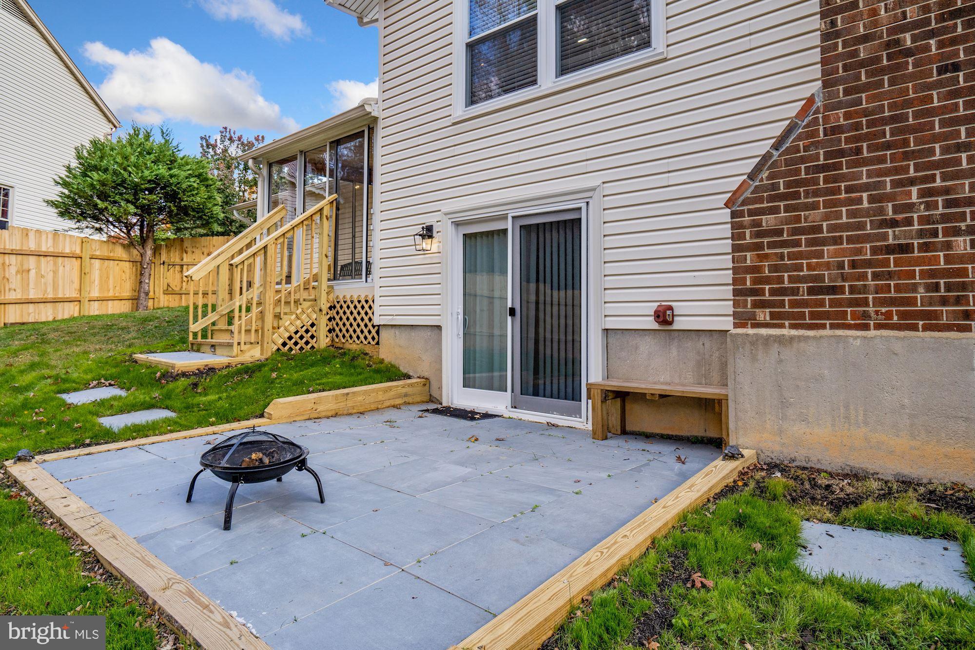 8915 Spur Road Springfield, VA 22153 - Photo 29 of 35 Lower Patio off Family Room