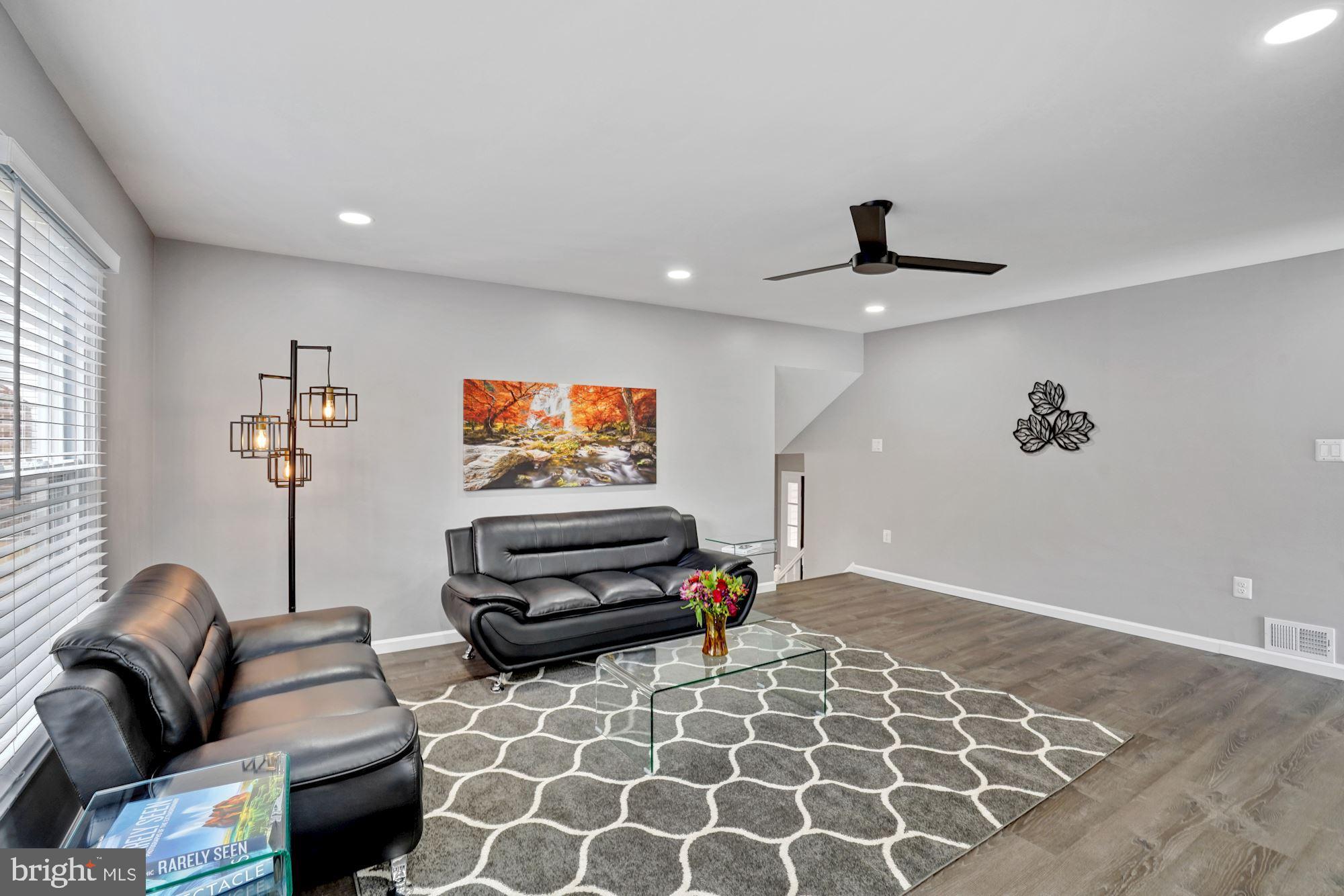 8915 Spur Road Springfield, VA 22153 - Photo 4 of 35 Luxury Vinyl Plank and Recessed Lights.