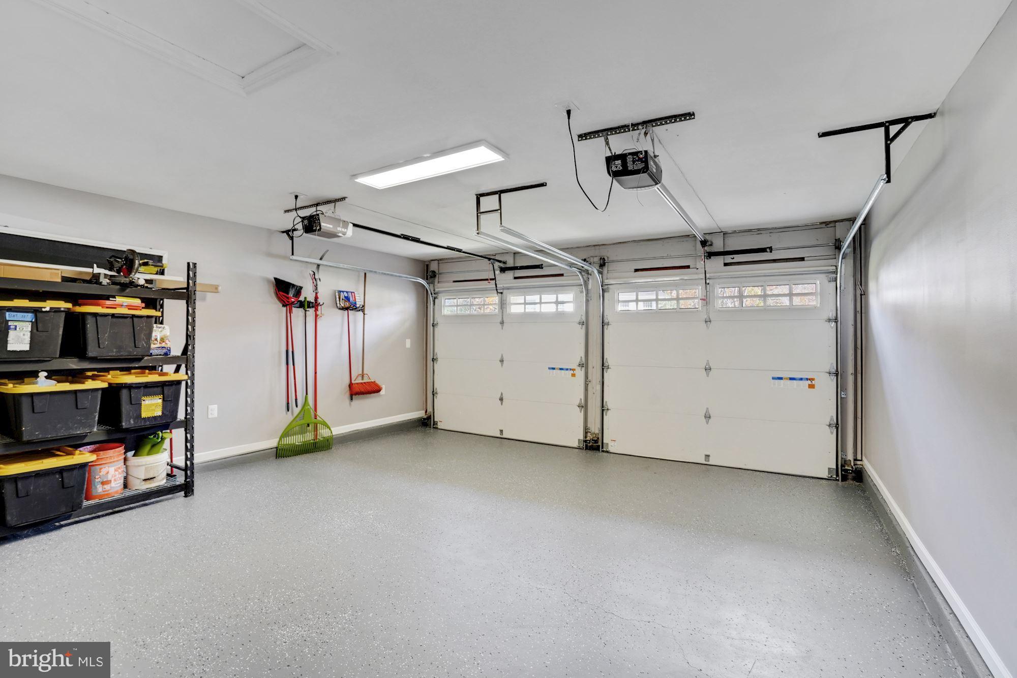 8915 Spur Road Springfield, VA 22153 - Photo 32 of 35 Garage with Epoxy Floors