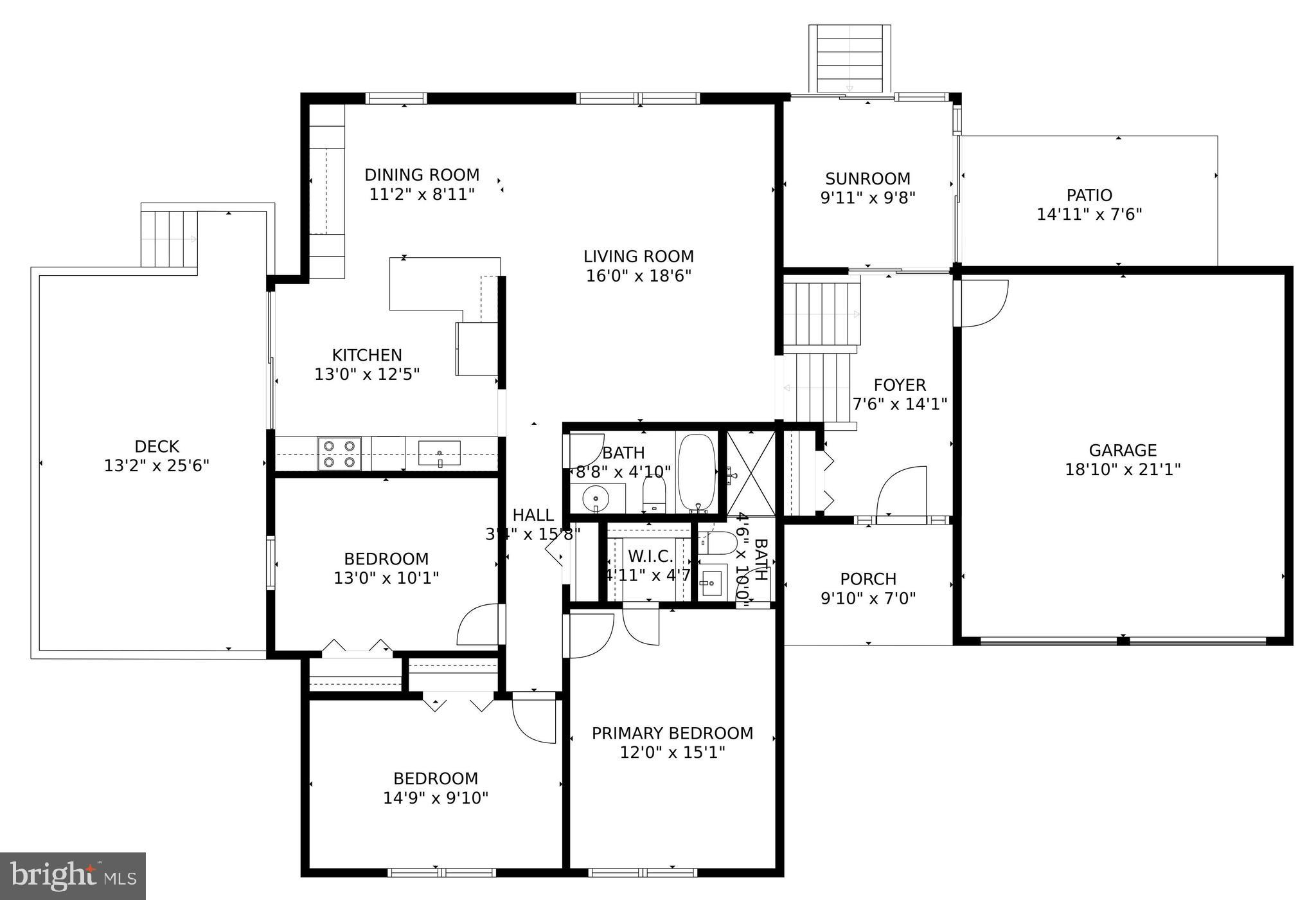 8915 Spur Road Springfield, VA 22153 - Photo 34 of 35 Floor Plan Upper and Main