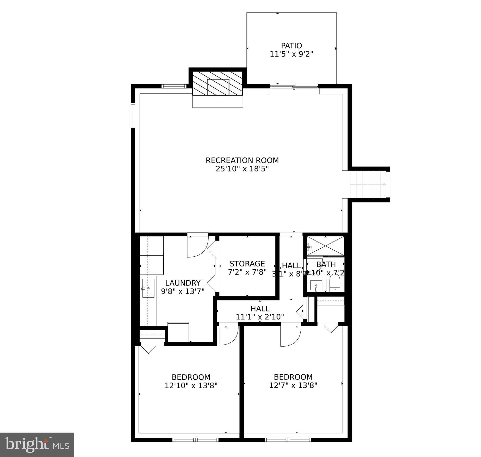 8915 Spur Road Springfield, VA 22153 - Photo 35 of 35 Floor Plan Lower