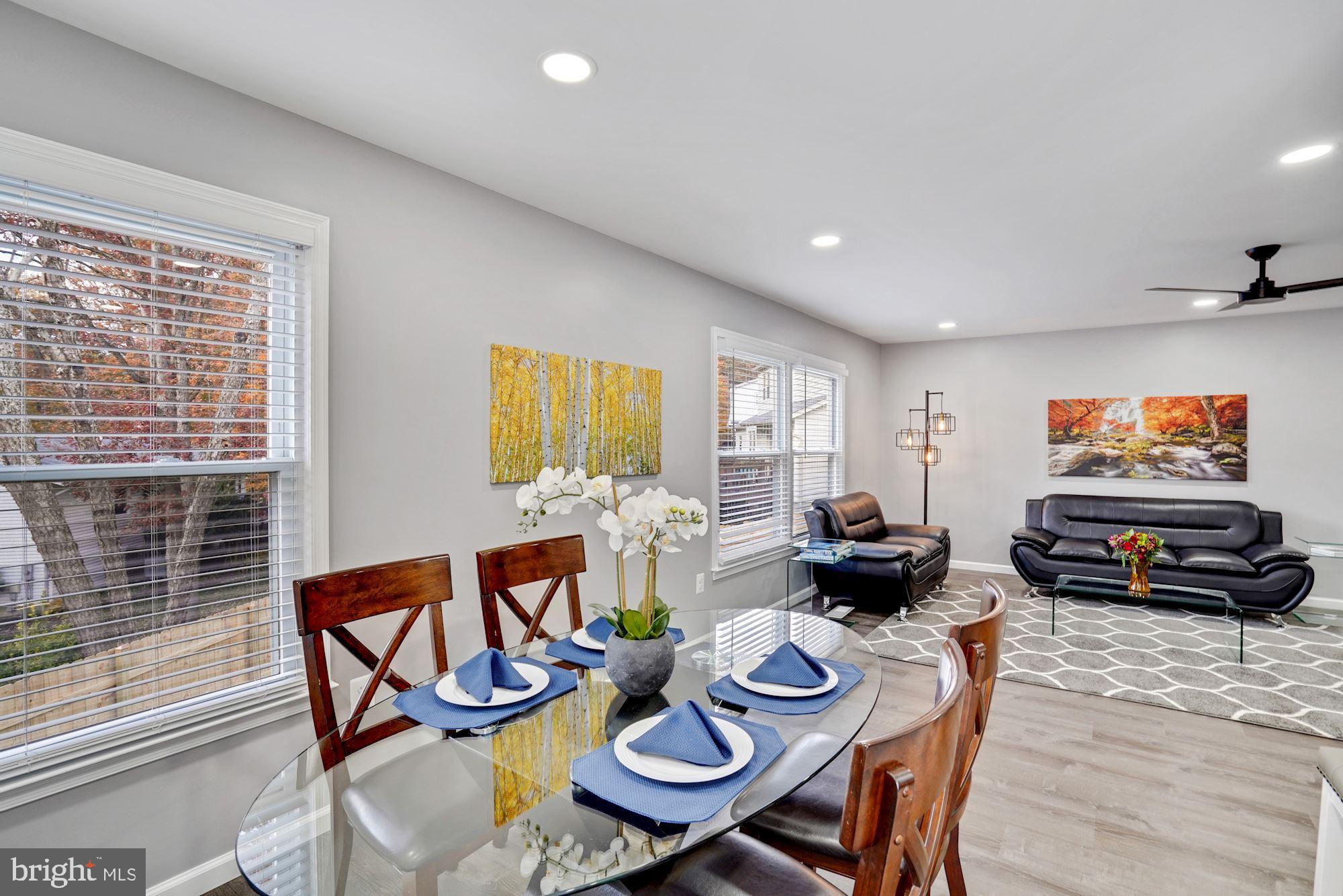 8915 Spur Road Springfield, VA 22153 - Photo 6 of 35 Open Concept Dining Room