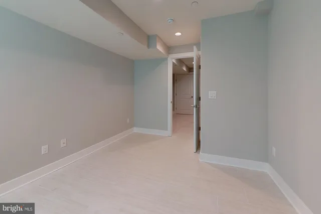 a view of empty room