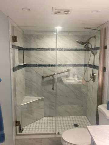 a close view of a utility room with a fireplace