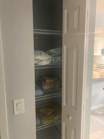 a view of empty room with a window