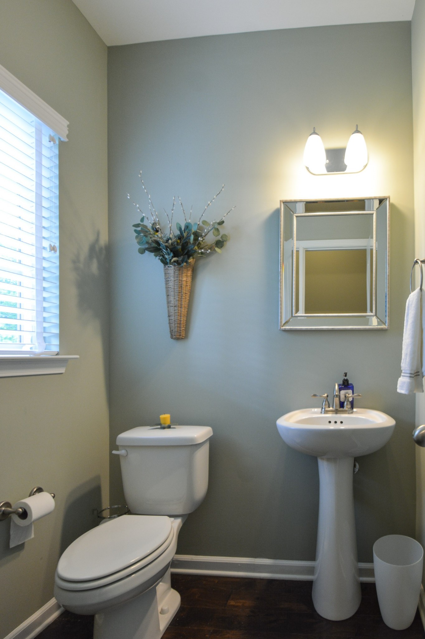 2293 Cason Lane Murfreesboro, TN 37128 - Photo 4 of 32 a bathroom with a toilet sink and mirror