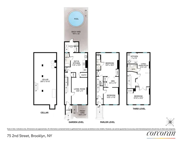 $2,900,000 | 75 2nd Street | Carroll Gardens