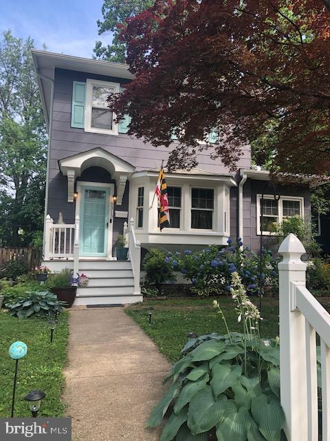 5313 Wendley Road Baltimore, MD 21229 - Photo 5 of 37 Sidewalk leads to covered front portico