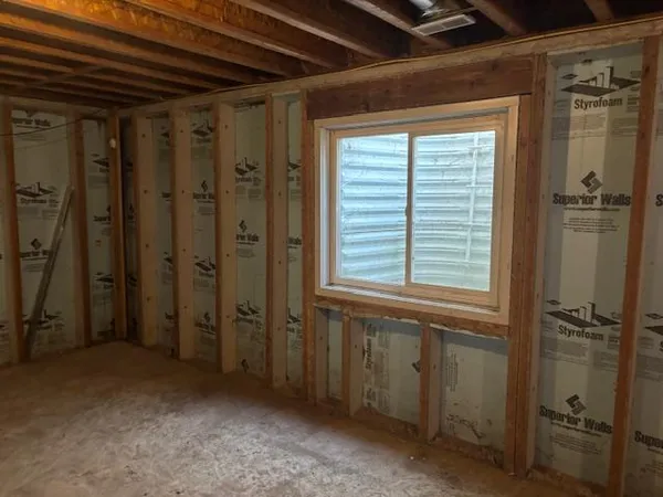 a view of a bathroom with a shower