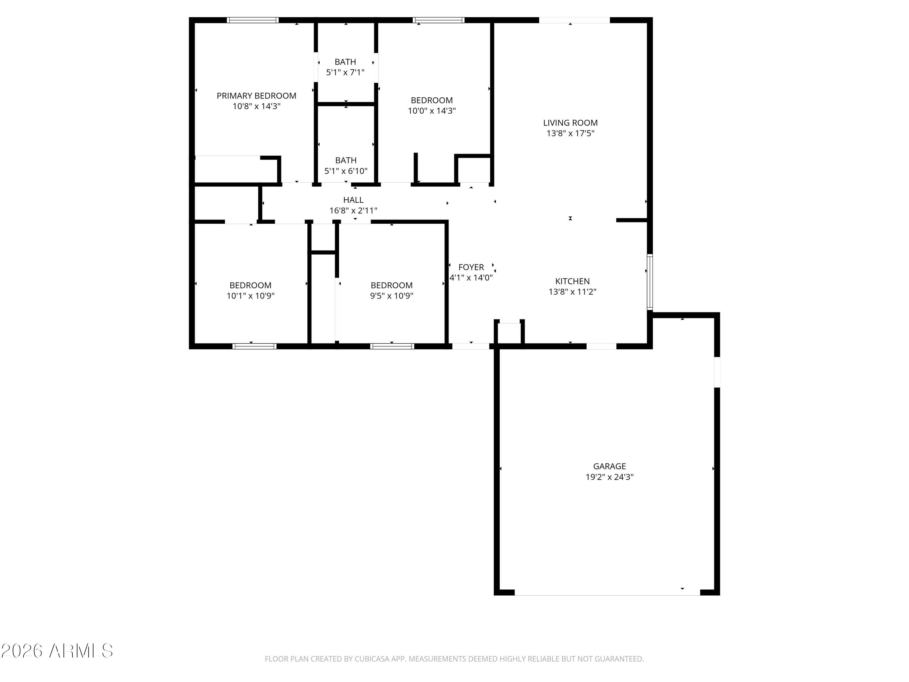3818 West Ruth Avenue Phoenix, AZ 85051 - Photo 20 of 20 a picture of floor plan